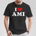 I Love Ami 私は愛する Ami Tシャツ 面白い贈り物