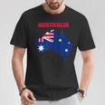 I Love Australia Enjoy Wear Australia Flag Graphic Cool Tシャツ 面白い贈り物