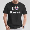 I Love Korea I Heart Korea 韓国 Tシャツ 面白い贈り物