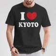 I Love Kyoto 京都が大好き Tシャツ 面白い贈り物