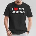 I Love My Jiming 私はジミンが大好きです Tシャツ 面白い贈り物