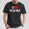I Love Nami 私は愛する Nami Tシャツ 面白い贈り物