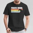 I Love Pacific Beach California Ca パシフィックオーシャンウェーブ Tシャツ 面白い贈り物