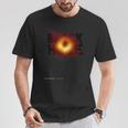 M87 射手座 ブラックホール ファーストフォトtシャツ Tシャツ 面白い贈り物