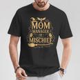 Magical Mom Manager Of Mischief Mom Mother's Day Halloween T-Shirt Personalized Gifts