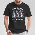 Be Merrynowman Line Dance クリスマス 面白い ホリデーダンス Tシャツ 面白い贈り物