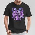 In My Military Child Era Coquette Bow Purple Up For Military T-Shirt Unique Gifts In My Military Child Era Coquette Bow Purple Up For Military T-Shirt Unique Gifts