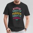 Mom Daughter Granddaughter Squad Matching Mother's Day T-Shirt Personalized Gifts