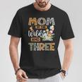 Mom Of The Wild And Three 3Rd Birthday Boy Safari Truck T-Shirt Unique Gifts