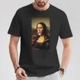 Mona Lisa チューインガム レオナルド・ダ・ヴィンチ ジョコンダ イタリアアート Tシャツ 面白い贈り物
