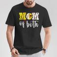 Mom Of Both Baseball Softball T-Shirt Unique Gifts