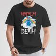 Napalm Death Rainbow Bunny ピンク ナパーム デスラビット Tシャツ 面白い贈り物