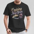 New Year 2026 Cruise Party Celebrations -Adults Black Small Short Sleeve Crew Collar Straight Fit Polyester 100 Unique New Year's Eve Cruise T-Shirt Unique Gifts