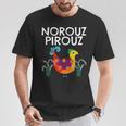 Norouz Pirouz Persa Año Nuevo Iraní Primavera Equinoccio Nowruz Camiseta unisex Regalos divertidos