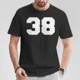 Number 38Ports Jersey Player 38 Fan Front Printarsity Tシャツ 面白い贈り物
