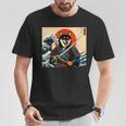 Otakuhiba Inuamurai Noir Et Tan T-Shirt Cadeaux drôles