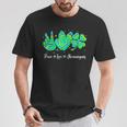 Peace Lovehenaniganst Patrick's Day Green Tie Dye Tシャツ 面白い贈り物