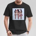 Pinup Girl 男性用 「Seeing Triple」 長袖tシャツ Tシャツ 面白い贈り物