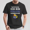 Polizei Kommissar Beförderung T-Shirt Lustige Geschenke