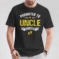 メンズ Promoted To Uncle Est 2027Oon To Be Dad Tシャツ 面白い贈り物