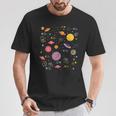Retro Galaxies Indie Aesthetic Pop Art Hippy T-Shirt Unique Gifts