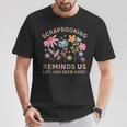 Retro Wildflowers Scrapbooking Reminds Crafter Mom Scrapbook T-Shirt Unique Gifts