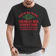 Sriracha ソース マヨ ホットチリソース おかしなルースター ソースパン Tシャツ 面白い贈り物