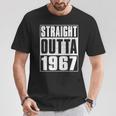 Straight Outta 1967 Womenintage 1967 Birth Of Birthday Tシャツ 面白い贈り物