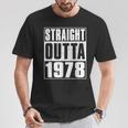 Straight Outta 1978 Womenintage 1978 Birth Of Birthday Tシャツ 面白い贈り物