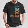Superbe Édition Limitée Mars 2013 Rétro 2013Intage 2013 T-Shirt Cadeaux drôles