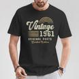 Vintage 1961 オリジナルパーツ 65歳の誕生日 Tシャツ 面白い贈り物