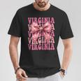 Virginia Arco De Coqueta Con Nombre Estético Para Es Y Niñas Camiseta unisex Regalos divertidos