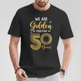 We Golden Together 50年 結婚50周年記念 結婚記念日 Tシャツ 面白い贈り物