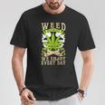 Weed 毎日を楽しむ Tシャツ 面白い贈り物