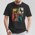 Weenie Vintage Collage Dachshund Dad Mom God Lover T-Shirt Unique Gifts
