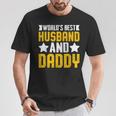 World's Best Husband And Daddy レトロ ヴィンテージ インスピレーション Tシャツ 面白い贈り物
