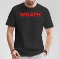 Wrath Tシャツ 面白い贈り物