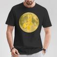 うさぎ星人 On The Yellow Moon Tシャツ 面白い贈り物