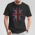 イギリス 国旗 ロンドン メンズ ユニオン ジャック イングランド ロック モッズ Army かっこいい Uk 長袖tシャツ Tシャツ 面白い贈り物