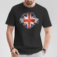 イギリス 愛国心 イギリス国旗 ユニオンジャック イギリス帝国 Tシャツ 面白い贈り物