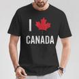 カナダ お土産 I Love Canada Tシャツ 面白い贈り物