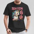 キッズ Kinder Ich Binchon 6 誕生日 ユニコーン 6歳 Tシャツ 面白い贈り物