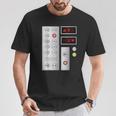 クールなエレベーターボタンアートメンズレディースリフトハロウィンコスチューム Tシャツ 面白い贈り物