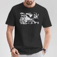 ゲルニカのアートワーク 長袖tシャツ Tシャツ 面白い贈り物