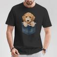 ゴールデンドゥードル 子犬 バッグ かわいい 犬 Tシャツ 面白い贈り物