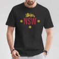 サウスウェールズ Nsw ライオンフラッグ オーストラリア Tシャツ 面白い贈り物