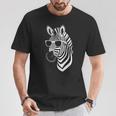 サングラス付きゼブラ おもしろゼブラ Tシャツ 面白い贈り物