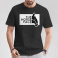 ザ・ホース・フェイス The Horse Face 午年 馬【十二支 干支】2026年 ブランド パロディ 長袖tシャツ Tシャツ 面白い贈り物