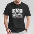 シビック タイプr Fk 8 日本車 長袖tシャツ Tシャツ 面白い贈り物