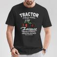 トラクター、トラクター、トラクター、農業 Tシャツ 面白い贈り物
